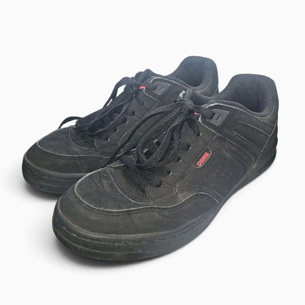 Osiris Lennix Mens Black Red Skate Shoes Low Top Chunky Sneakers Size 14